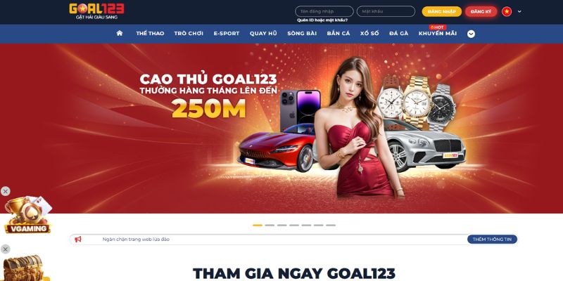 Lý do nên đăng ký Goal123?